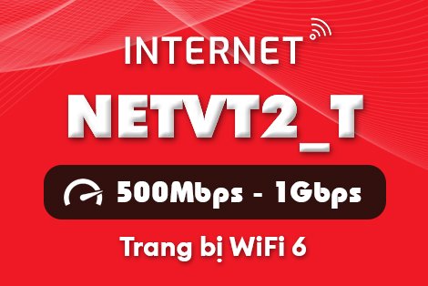 Gói cước internet Viettel NETVT2_T (500Mbps - 1Gbps)